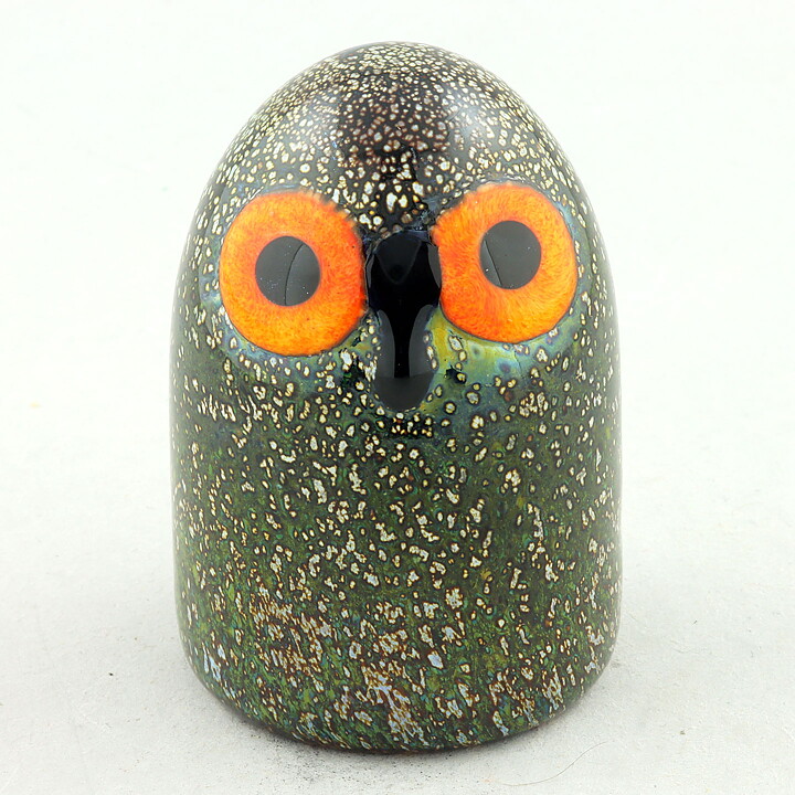 Oiva Toikka (2006) Lovely Little Barn Owl (Riihipöllön Poikanen) Glass Bird (26)