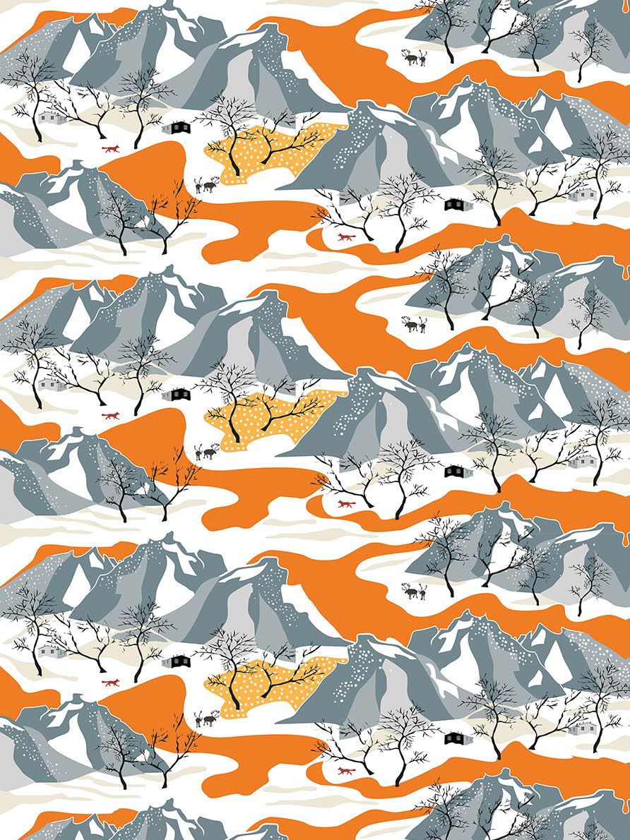 Norrland Orange Bomulls Jersey