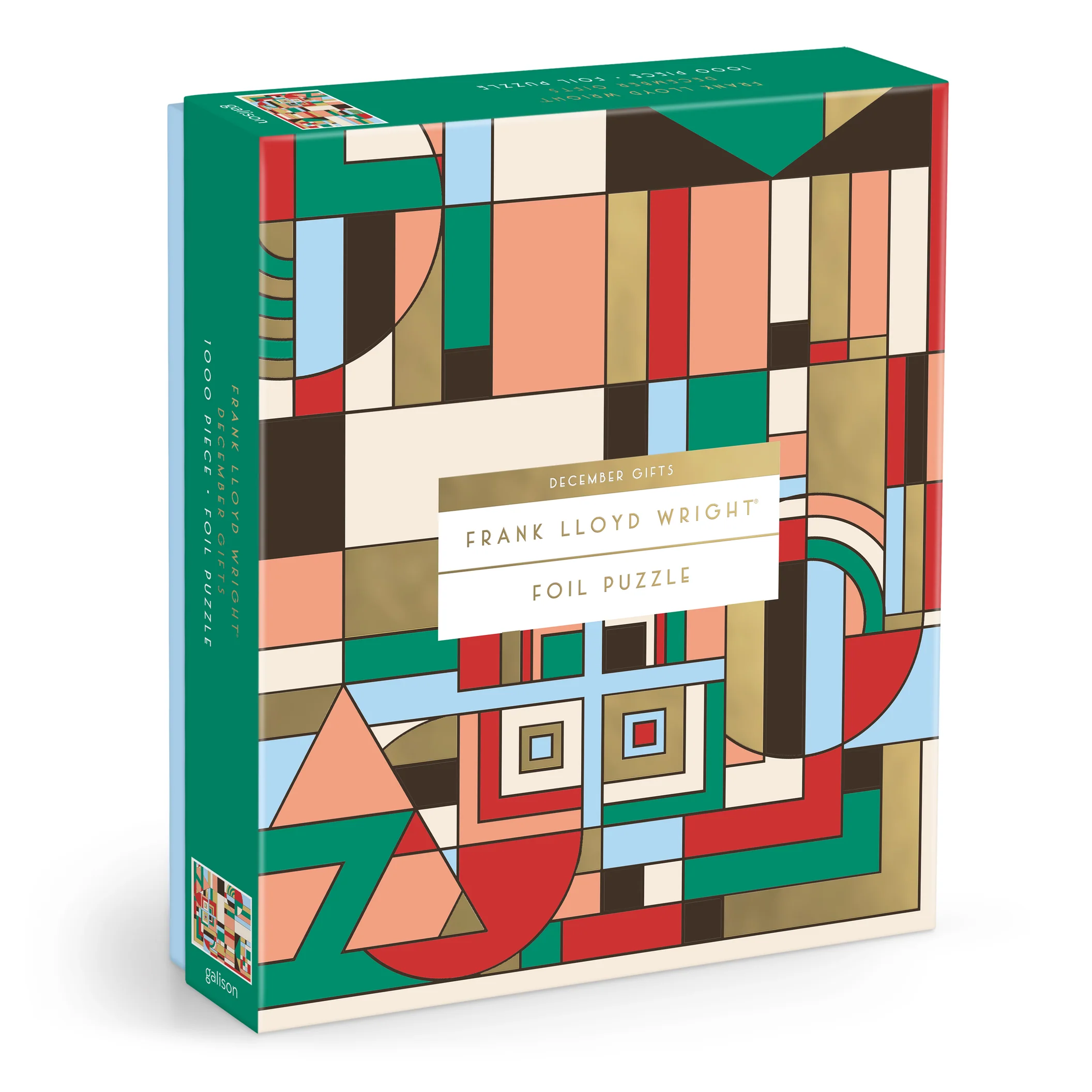 Frank Lloyd Wright December Gifts 1000 Piece Foil Puzzle - 5