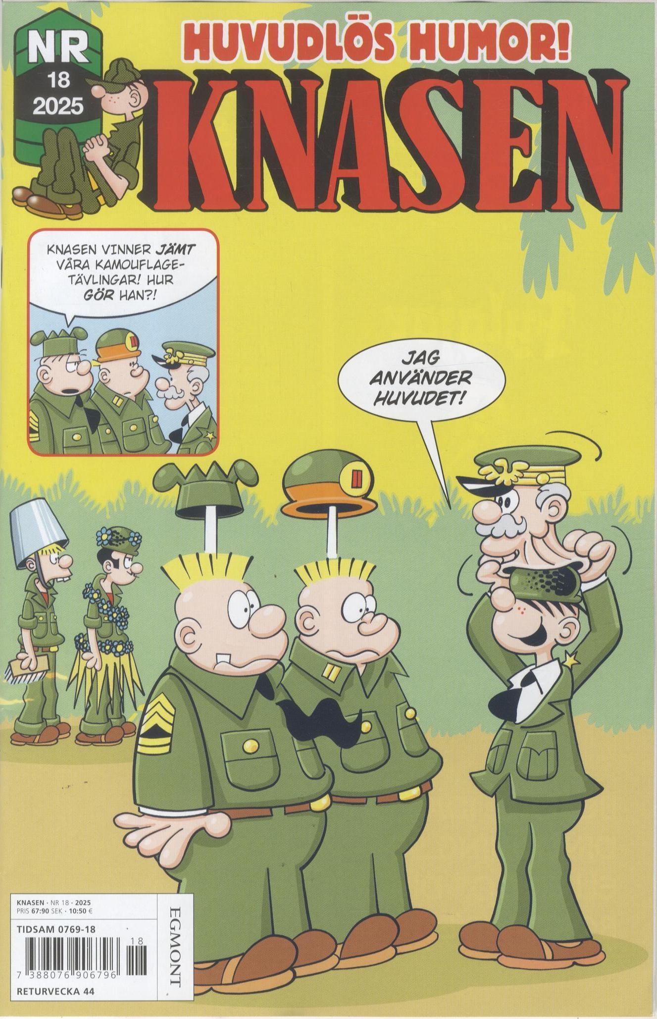 Knasen nr 18 2025, Huvudlös humor!