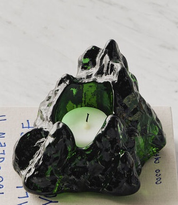 The Rock Votive Emerald Green