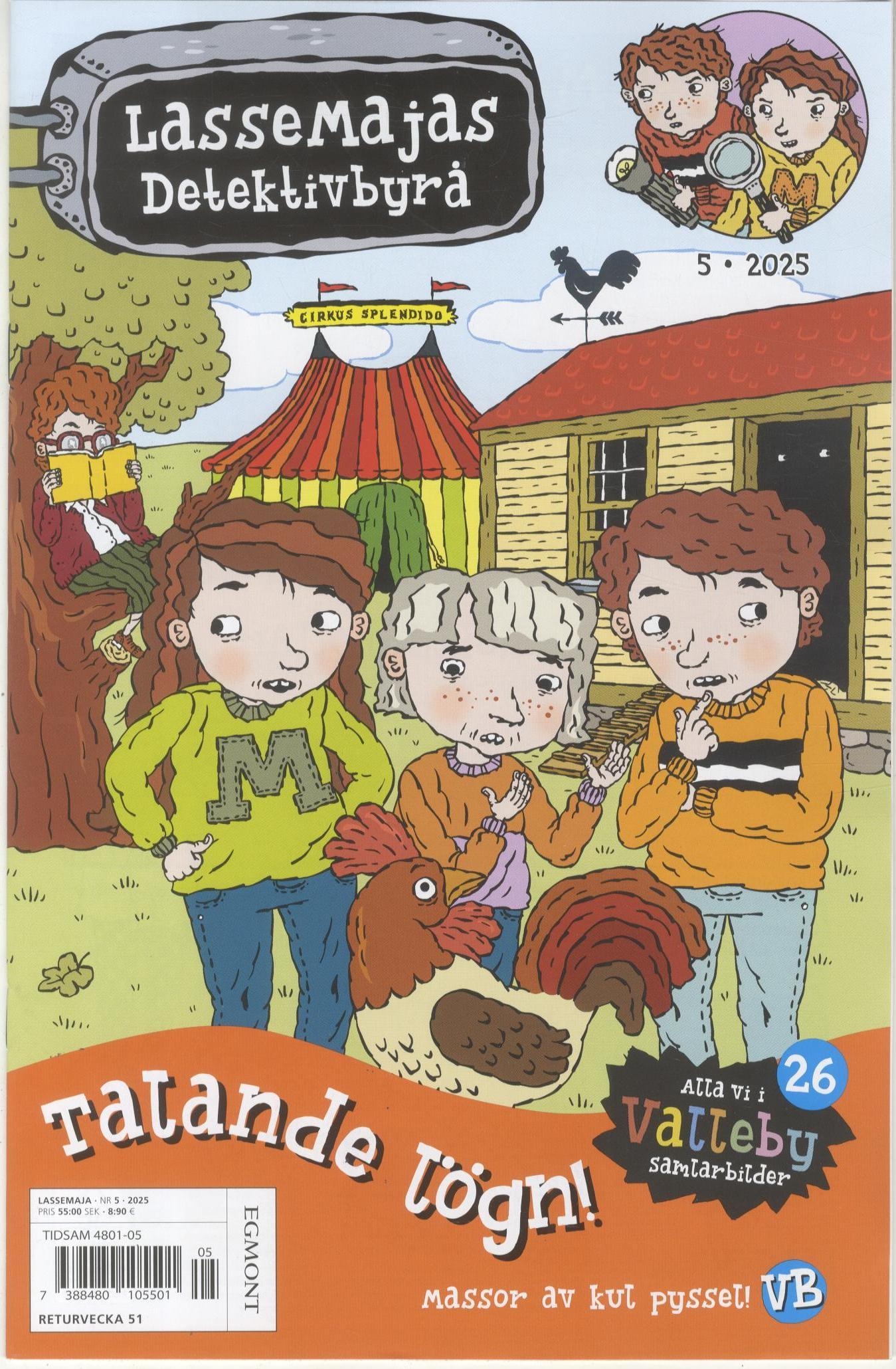 Lasse Majas Detektivbyrå nr 5 2025, Talande lögn!
