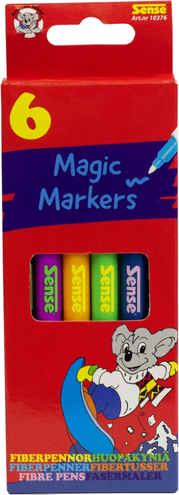 FIBERPENNOR MAGIC 6-PACK - Skapa magiska färgeffekter!