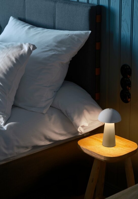 Bello Portabel LED-lampa Ivory Sand - 4