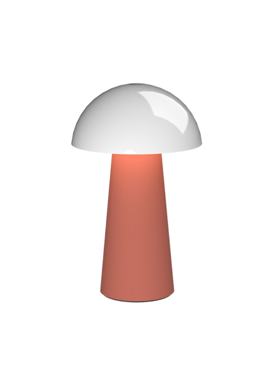 Bello Portabel LED-lampa Terracotta