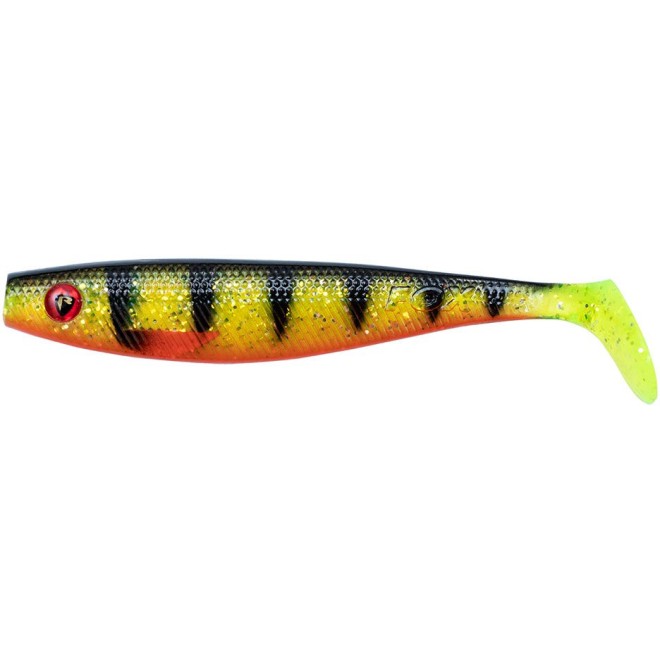 fox rage pro shad är en gäddjigg på 23cm. en riktig klassiker på stora gäddor. färgen: firetiger