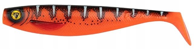 fox rage pro shad är en gäddjigg på 23cm. en riktig klassiker på stora gäddor. färgen: rödsvart