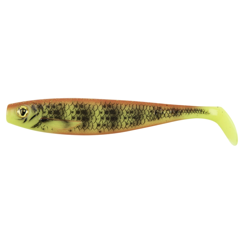 fox rage pro shad är en gäddjigg på 23cm. en riktig klassiker på stora gäddor. färgen: gul tiger