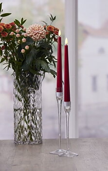 LED Antikljus Flamme Candy Röd 2-pack 