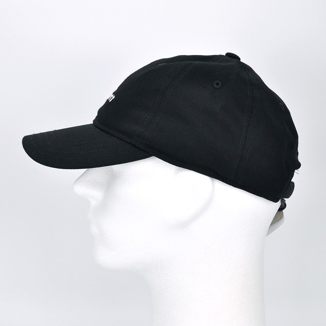 Carhartt WIP - Canvas Script Cap Black / White - 2