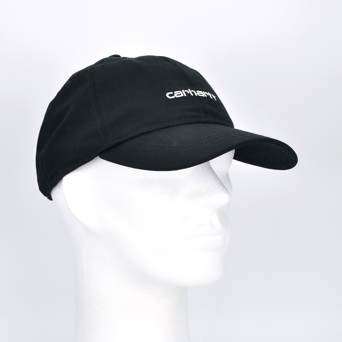 Carhartt WIP - Canvas Script Cap Black / White - 4