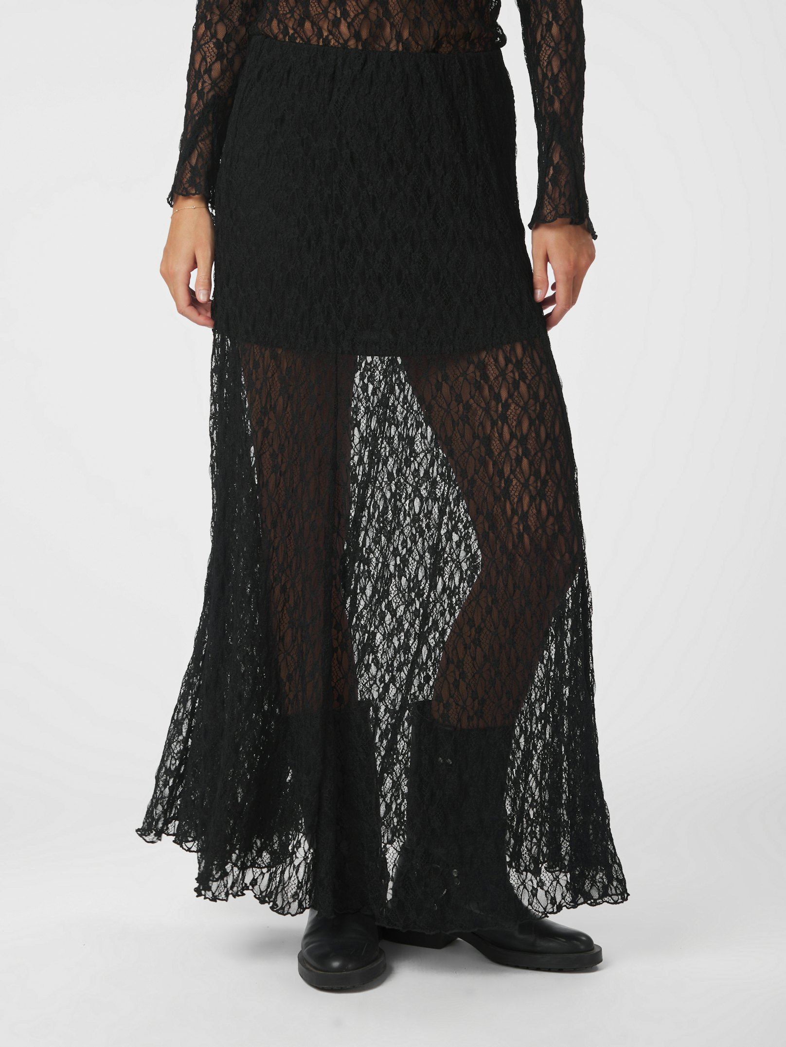 Neo Noir Mariya Lace Skirt - 3