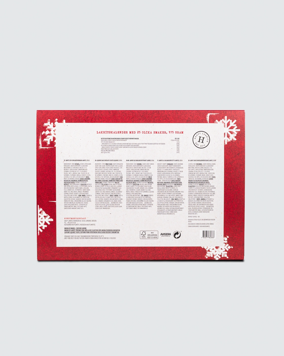 Haupt Lakrits Adventskalender 2025 - passerat datum - 4