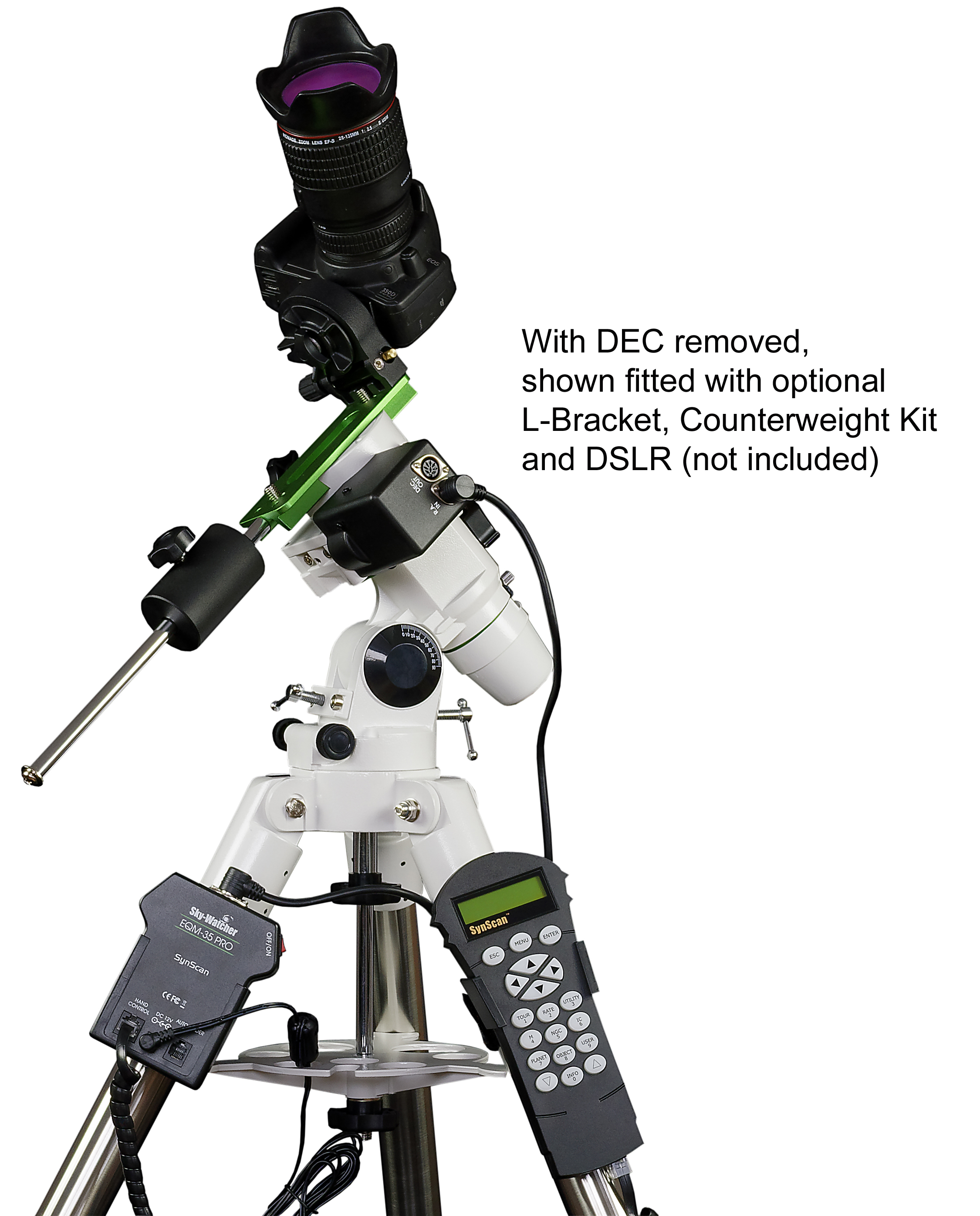 SKYWATCHER EQM-35 PRO SYNSCAN MONTERING MED STATIV - 4
