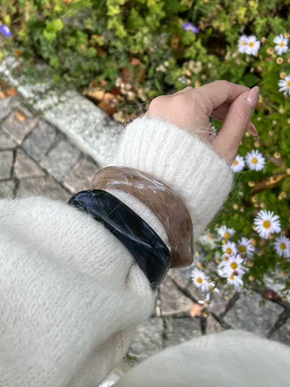 BOW19 Big Square Bracelet Black - 3