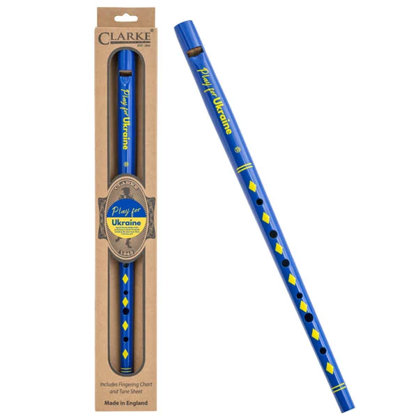 Clarke Original Tin Whistle D Play For Ukraine