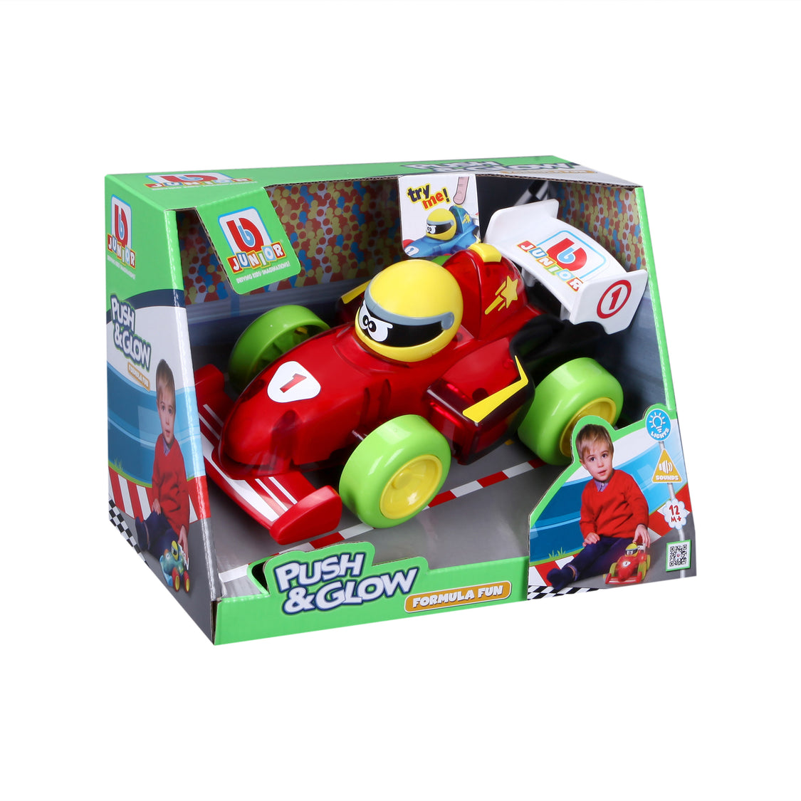 BB Junior Push & Glow F1 Car - 2