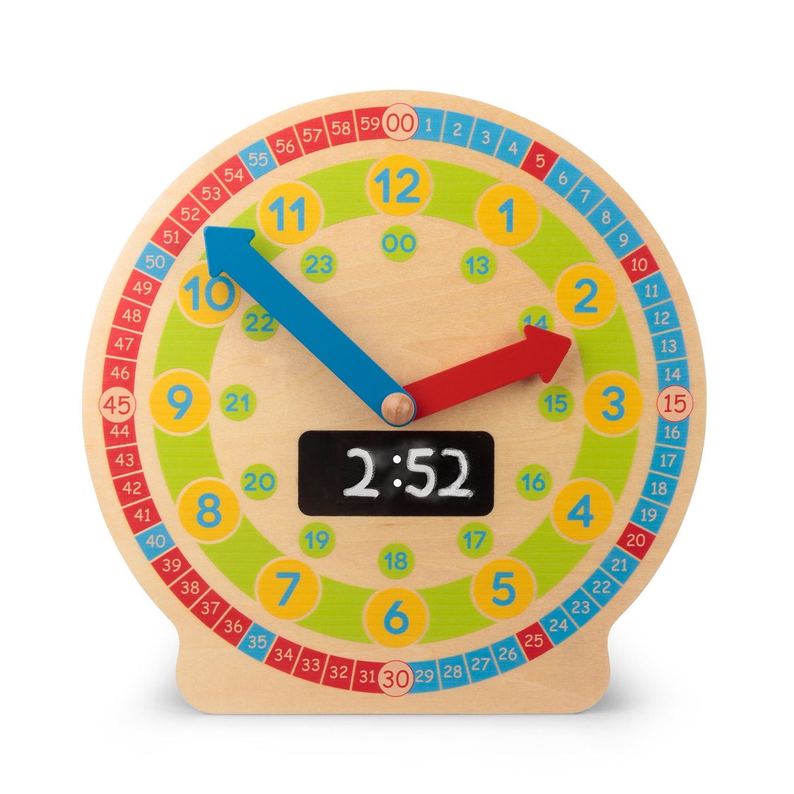 Wooden Learning Clock, Lär dig Klockan - 4