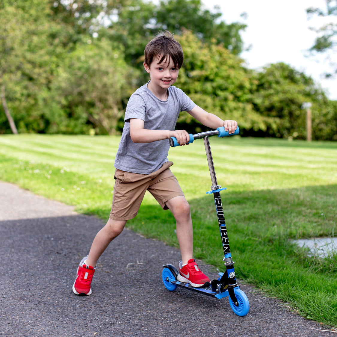 Nebulus Scooter Black - Blue - 2