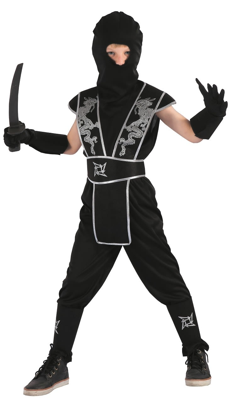 Utklädning Halloween Ninja Storlek L