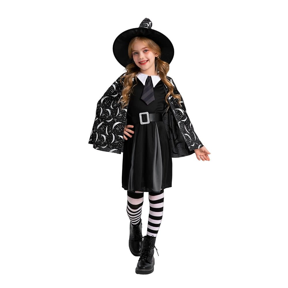 Utklädning Halloween School Witch Storlek M
