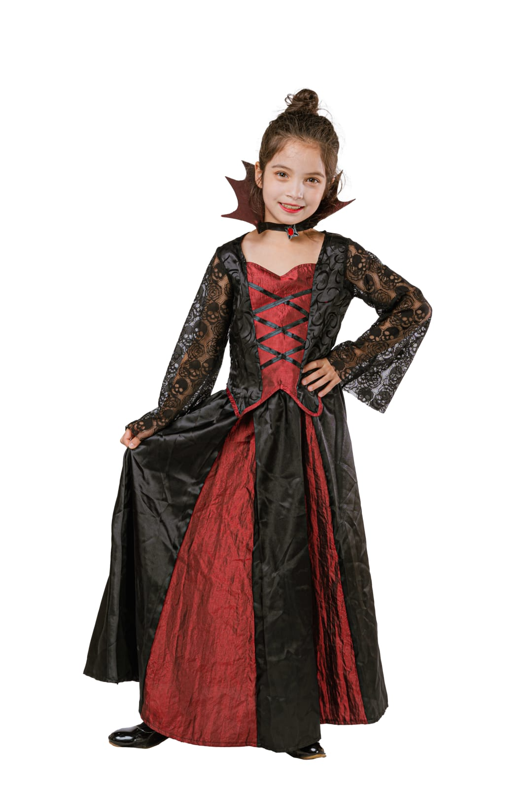 Utklädning Halloween Gothic Vampiress Storlek L