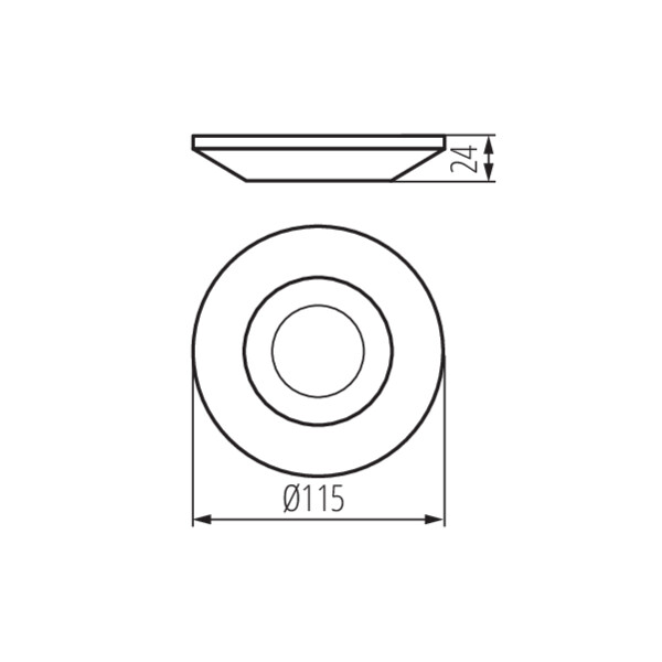 KANLUX Rörelsesensor PRESENSOR MW 230V IP20 Vit/Svart - 4