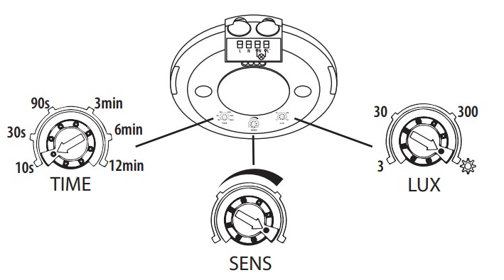 KANLUX Rörelsesensor PRESENSOR MW 230V IP20 Vit/Svart - 3