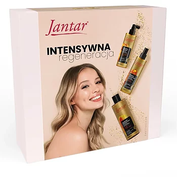 Korjaava hiustenhoitosetti – shampoo, hoitoaine ja suihke