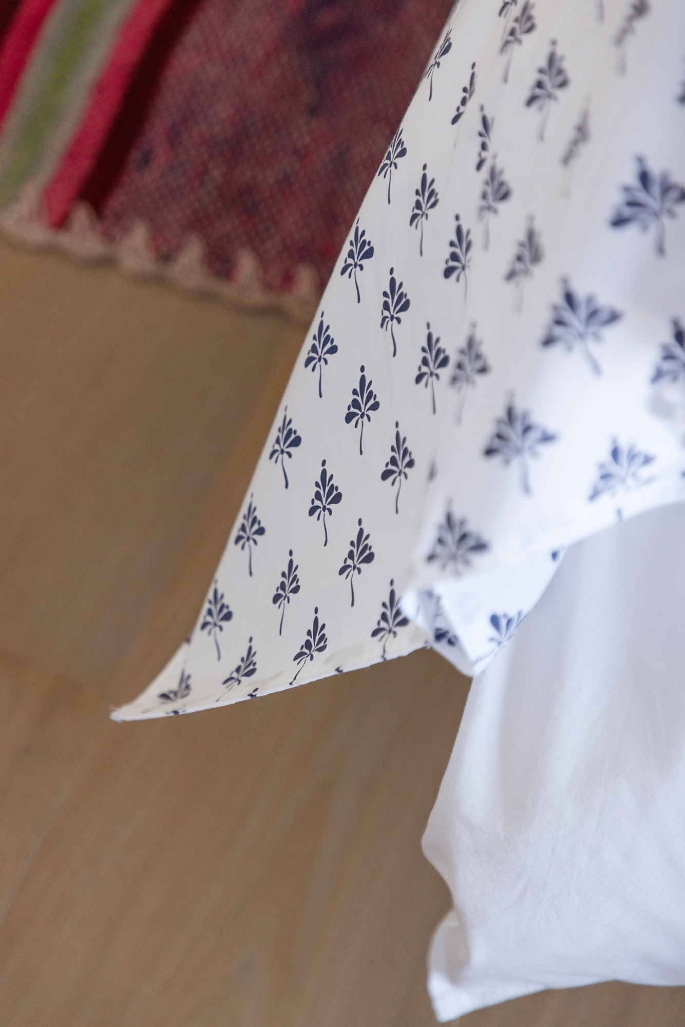 Påslakan Night Flower 150*210 cm Navy - 5