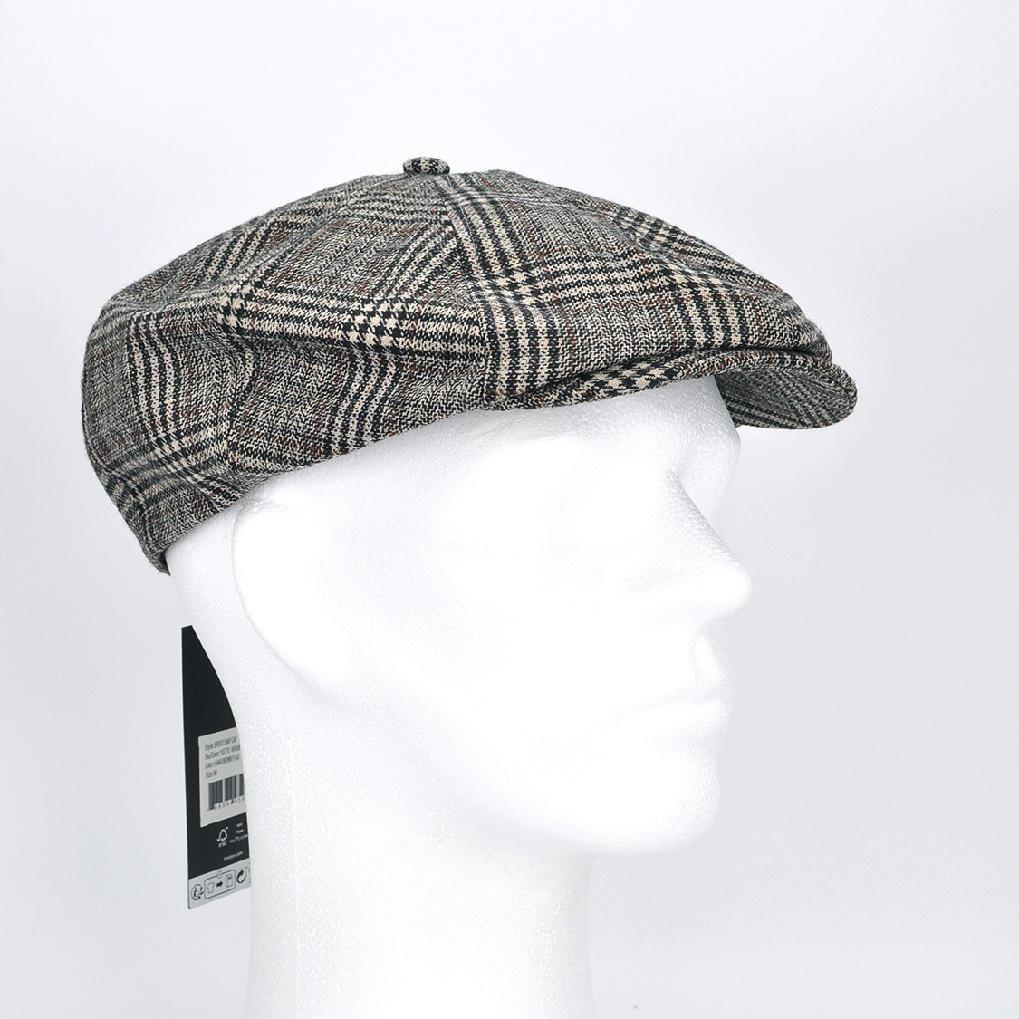 Brixton - Brood Snap Cap Khaki / Brown Plaid - 4