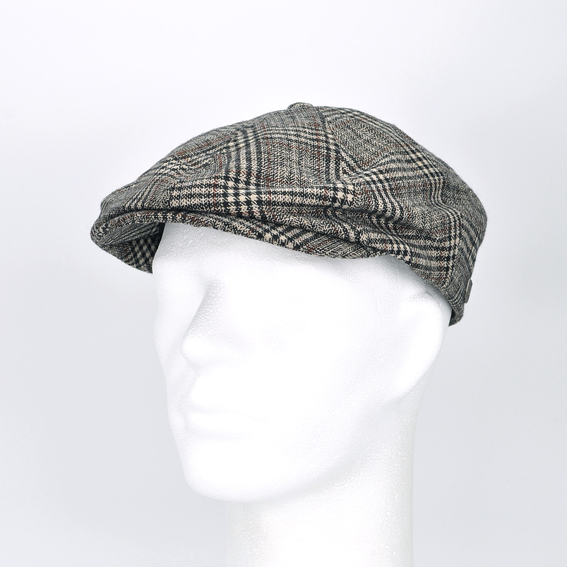 Brixton - Brood Snap Cap Khaki / Brown Plaid