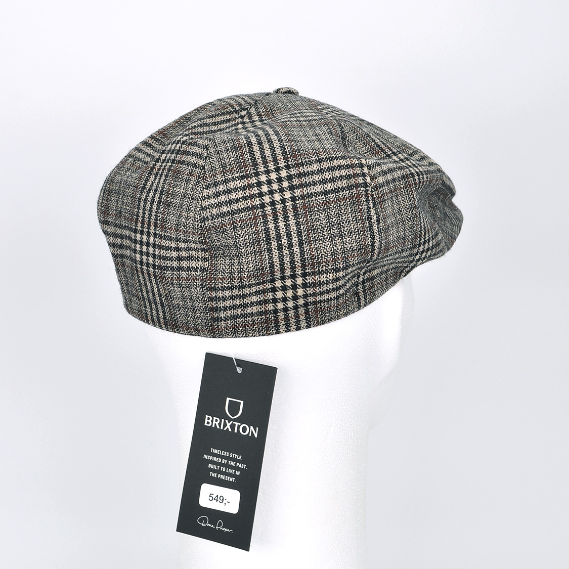 Brixton - Brood Snap Cap Khaki / Brown Plaid - 3