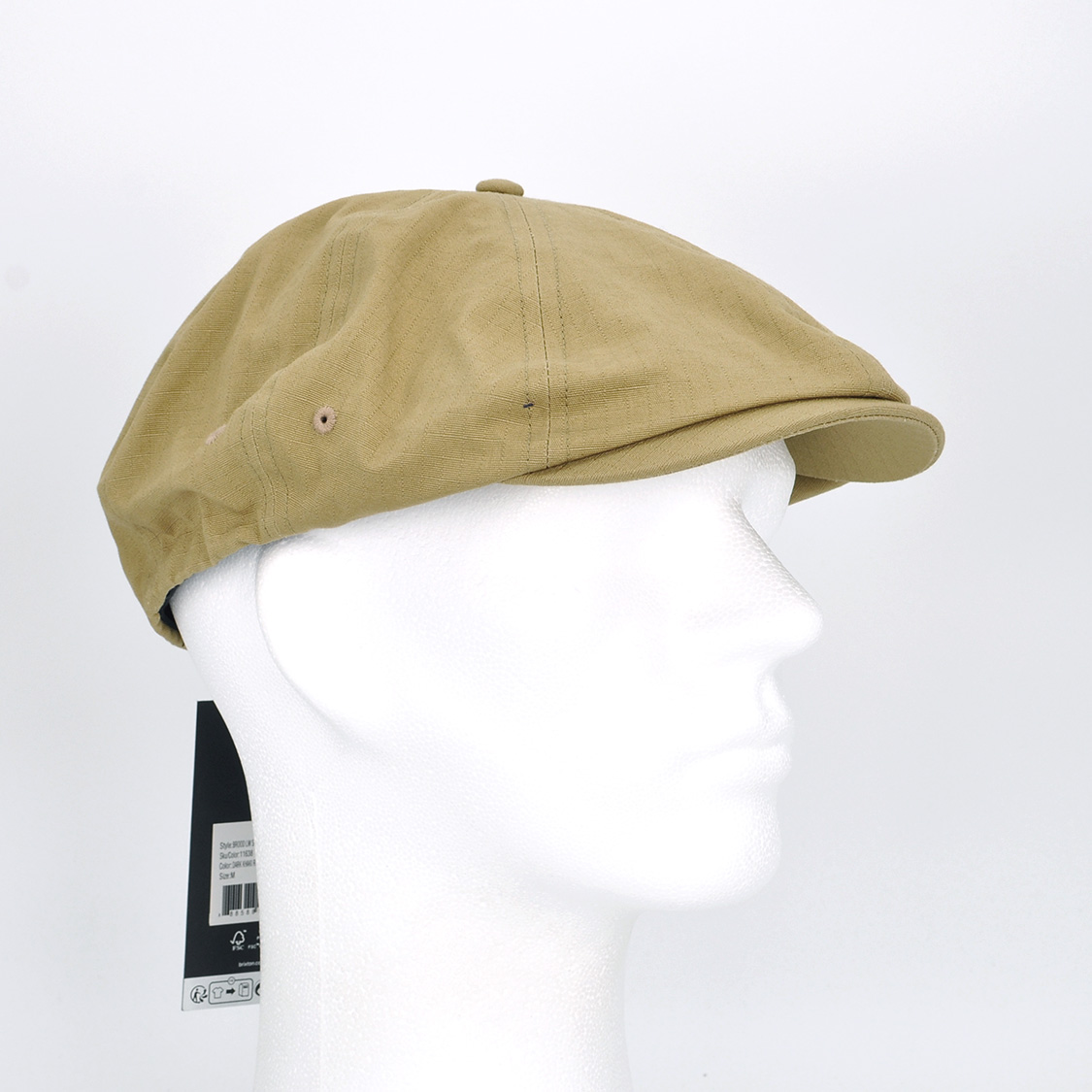 Brixton - Brood LW Newsboy Snap Cap Dark Khaki Ripstop - 4