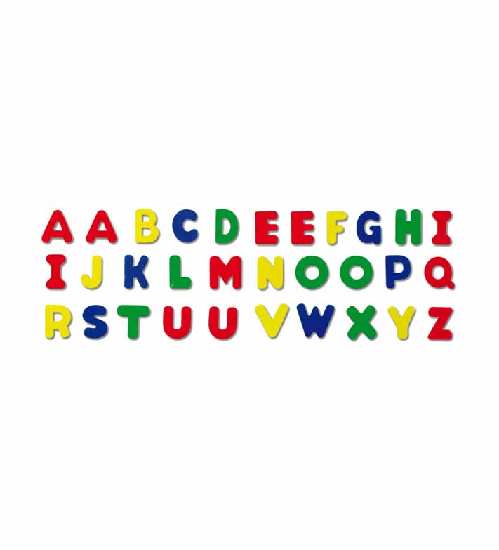 Magnetiska bokstäver ABC i trä från Roba Kids - 31 st - 2