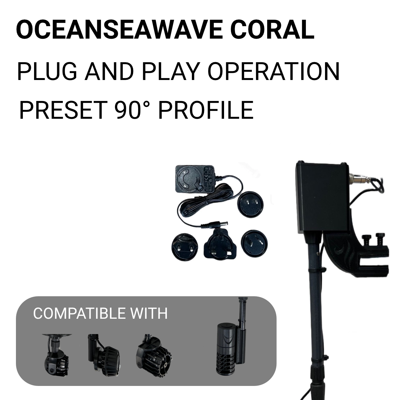 OceanSeaWave Coral, Oscillating bracket 90° - 5
