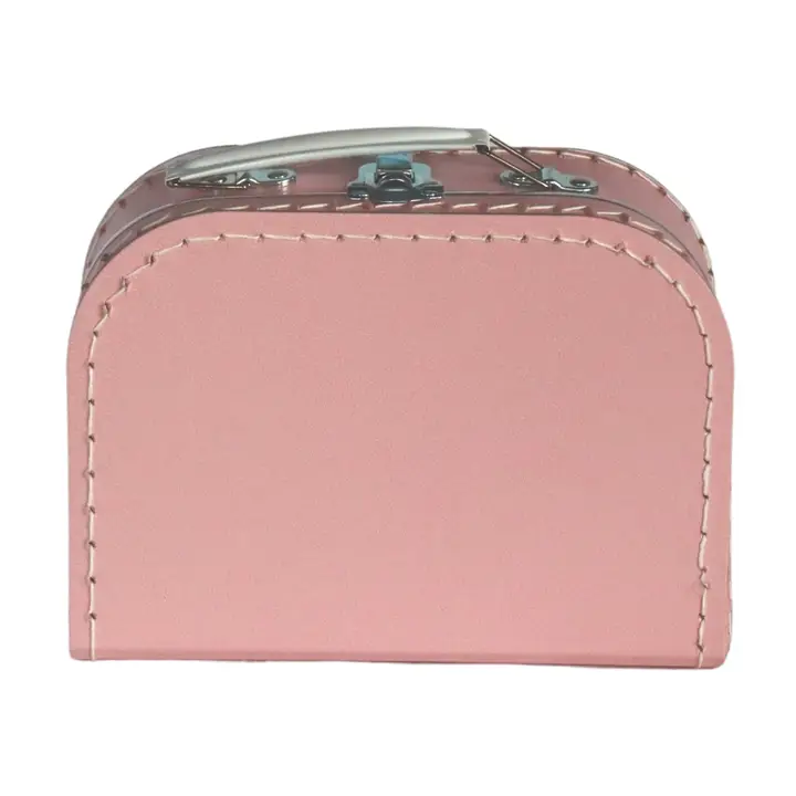 Baby lekväska i papp från  Kinderkoffertjes - rosa 16 cm - 3
