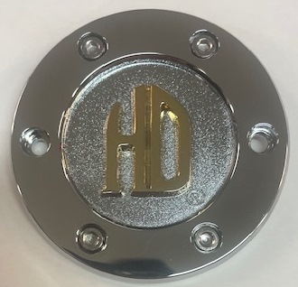 Timer Cover, Gold HD, 2-hål för skruv.