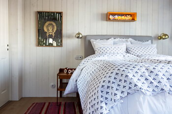 Påslakan Night Flower 220*220 cm Navy