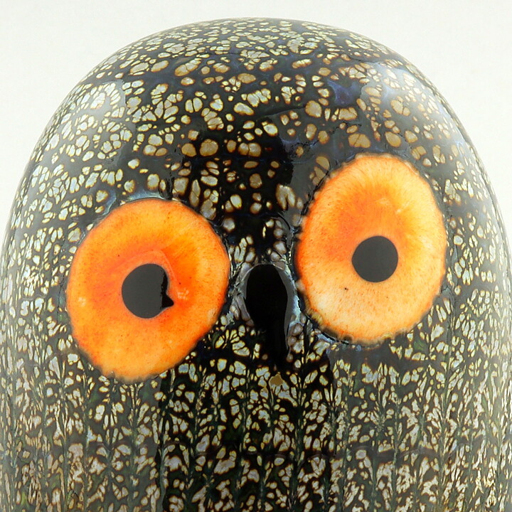 Oiva Toikka (1997) Brilliant Barn Owl (Riihipöllö) Glass Bird 16 cm (24)