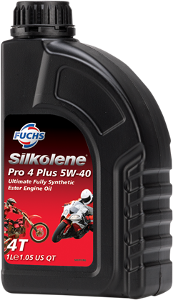 SILKOLENE PRO 4 XP 5W-40 1 Liter MC & Snöskoter olja 4T   10051