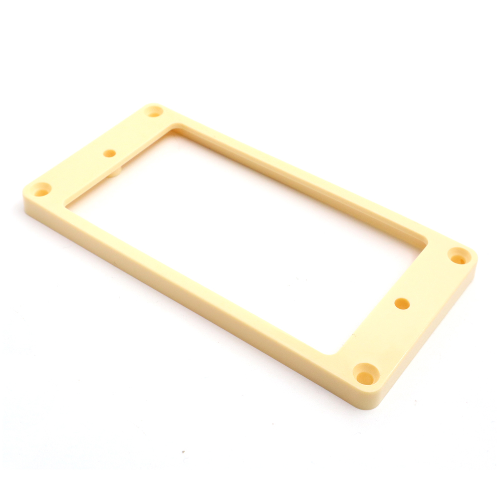 Humbucker Mounting Ring - Flat Bottom 5 x 5 (Creme)