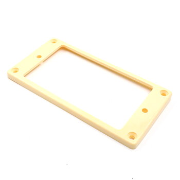 Humbucker Mounting Ring - Flat Bottom 3 x 5 (Creme)