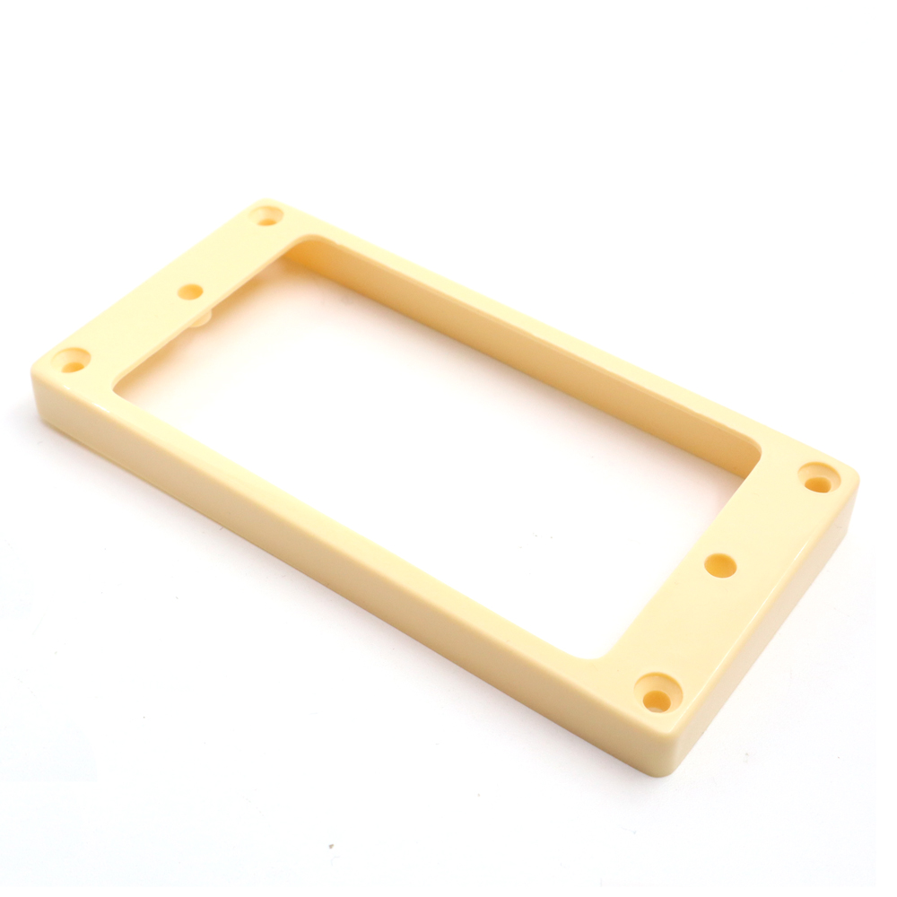 Humbucker Mounting Ring - Flat Bottom 7 x 9 (Creme)
