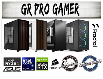 GR Pro Gamer i55 Gaming PC | Geforce RTX 5070 Ti  | Intel Core Ultra 7 | 32GB DDR5 | 2TB SSD | ASUS moderkort | 1000W | Vattenkylare | Flera chassi alternativ