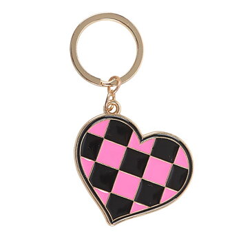Nyckelring - Checkered Heart