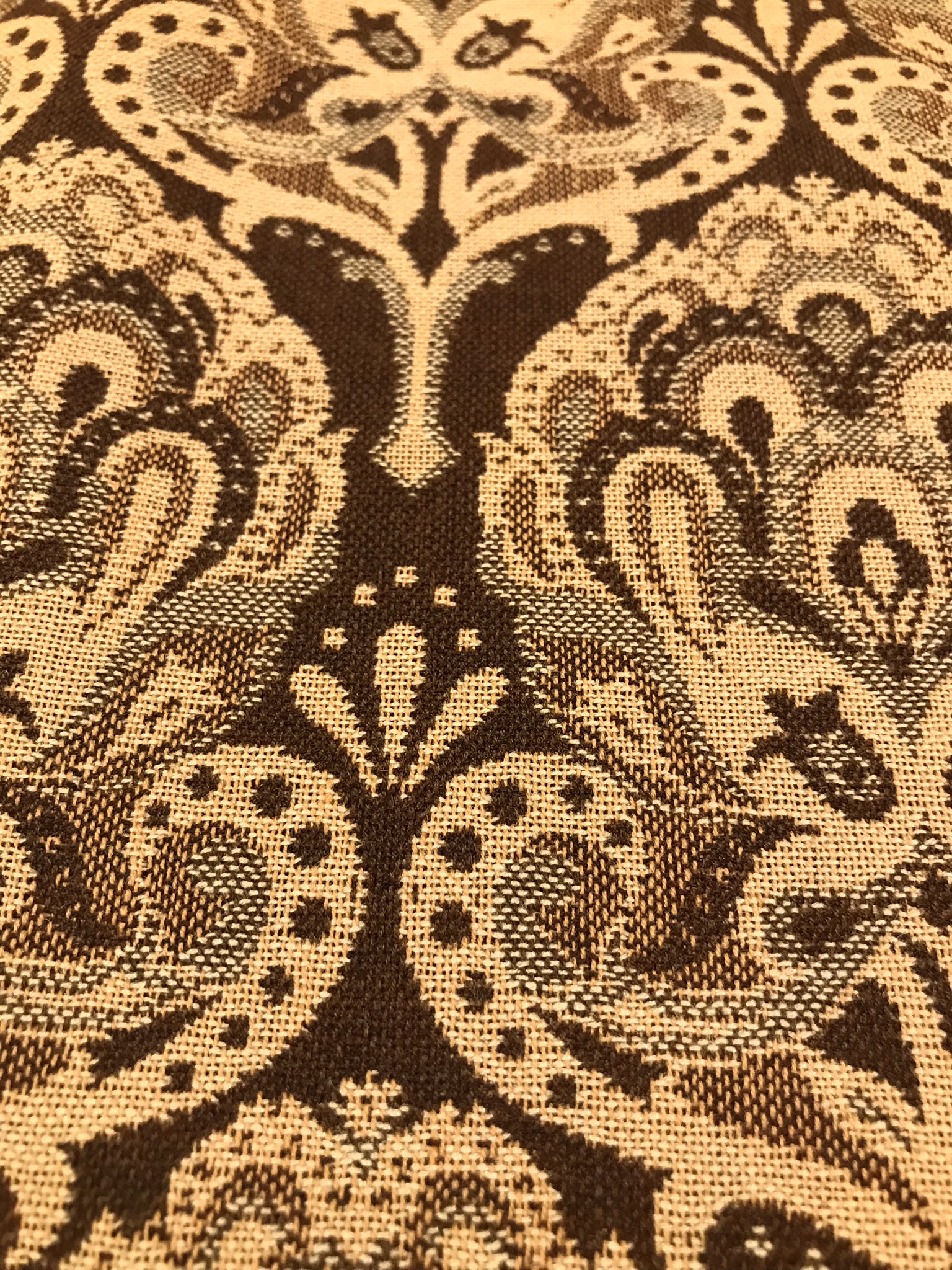 Vintage Jacquard Brokad Vändbar - 3
