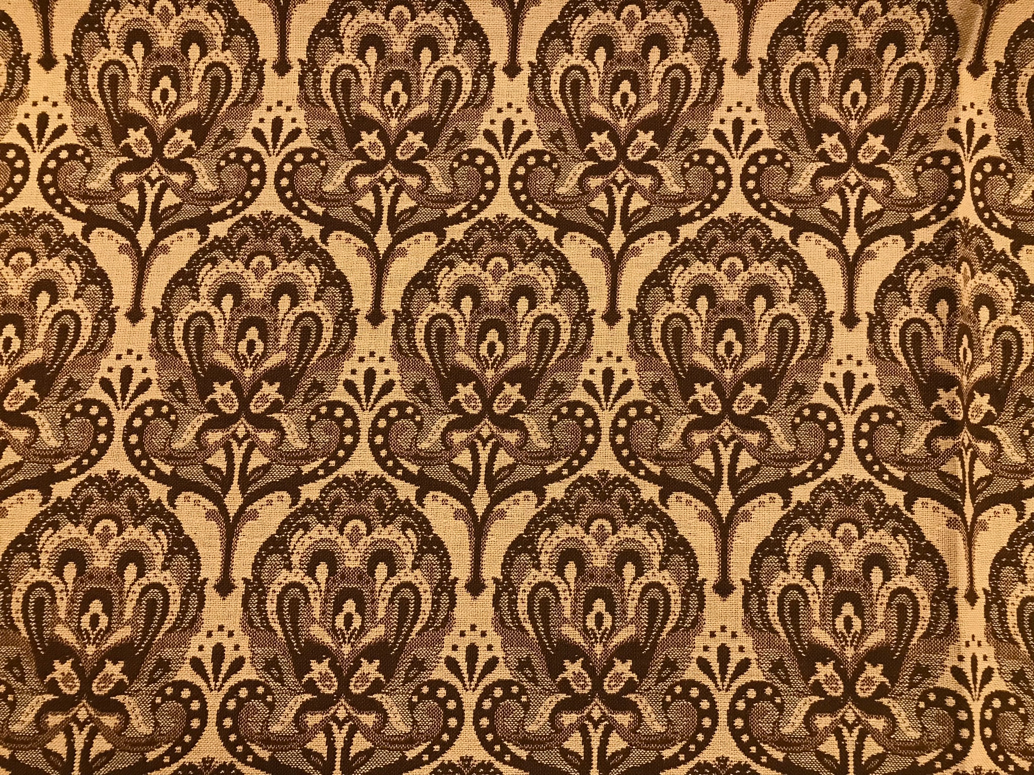 Vintage Jacquard Brokad Vändbar