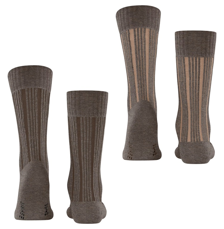 2-Pack Esprit Plush Rib 2-Pack Herr - 2