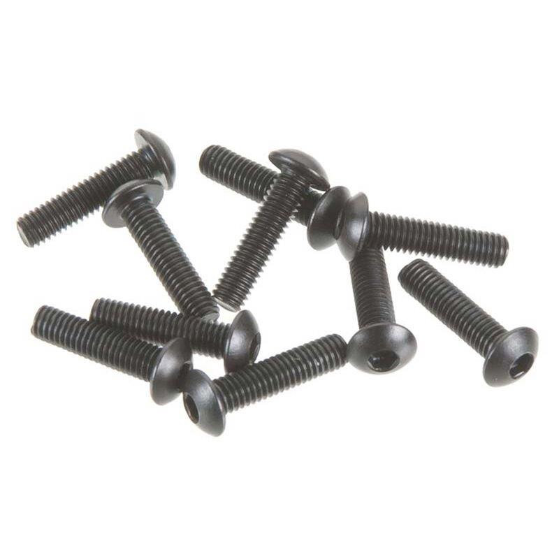 AXIAL Hex Socket Button Head M3x12mm, Black (10)